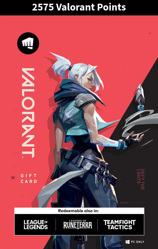 Buy 2575 Valorant points Online Offline in India at Simply Gaming