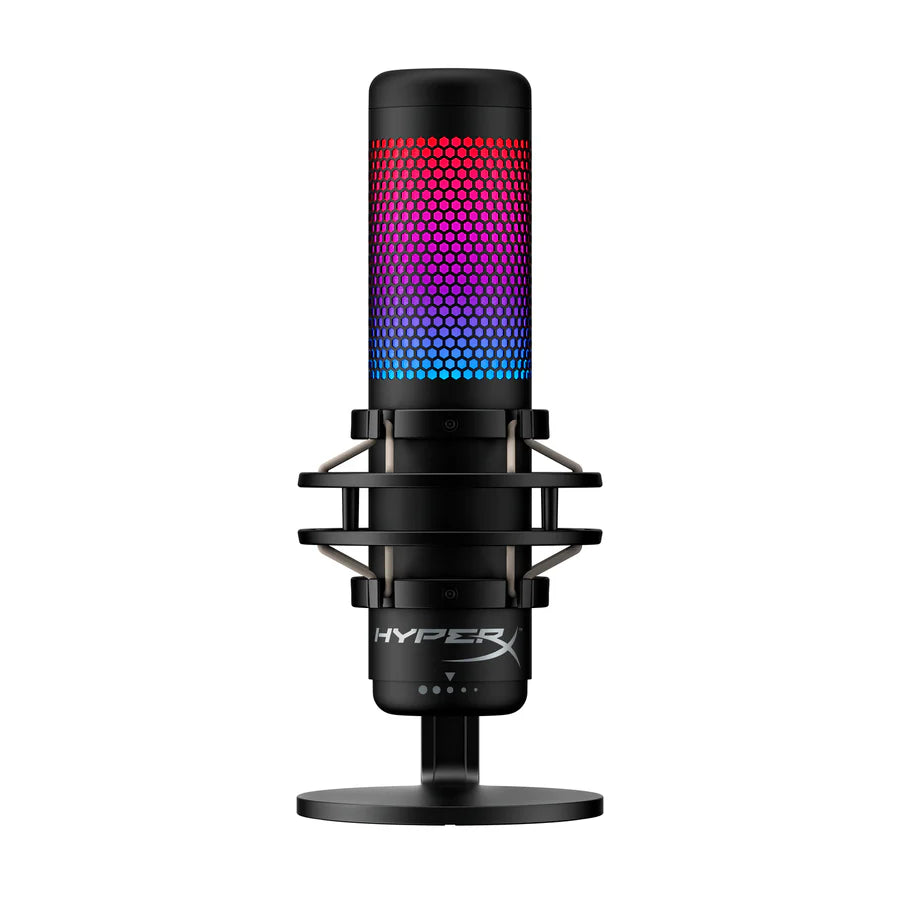 HyperX Quadcast S RGB Microphone (Black) – Polar Patterns, RGB, USB