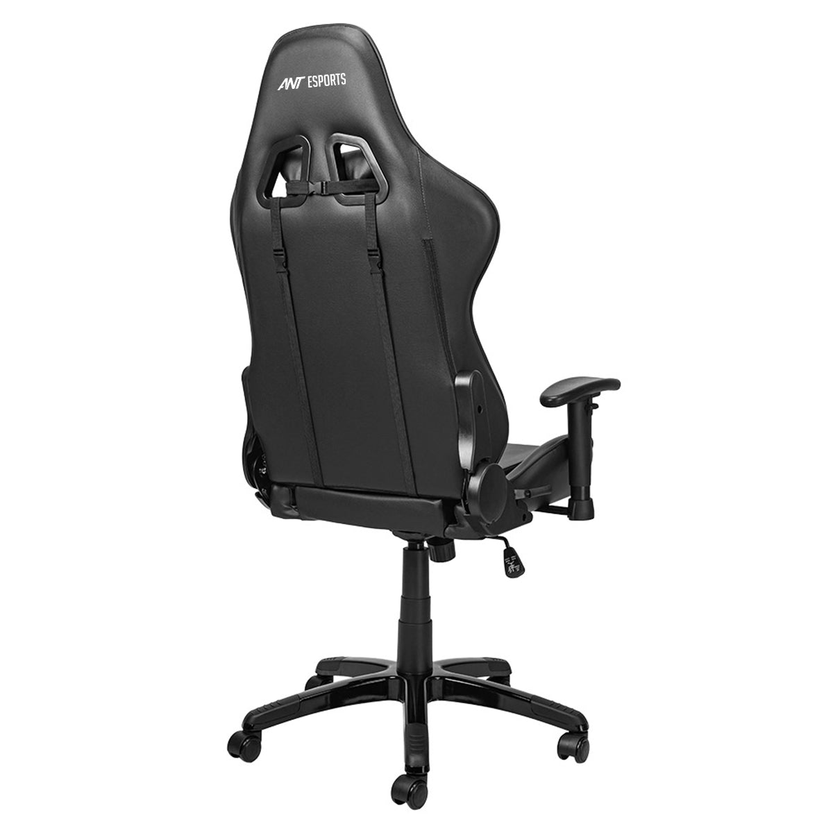 Ant Esports 9077 Ergonomic Black Gaming Chair back view