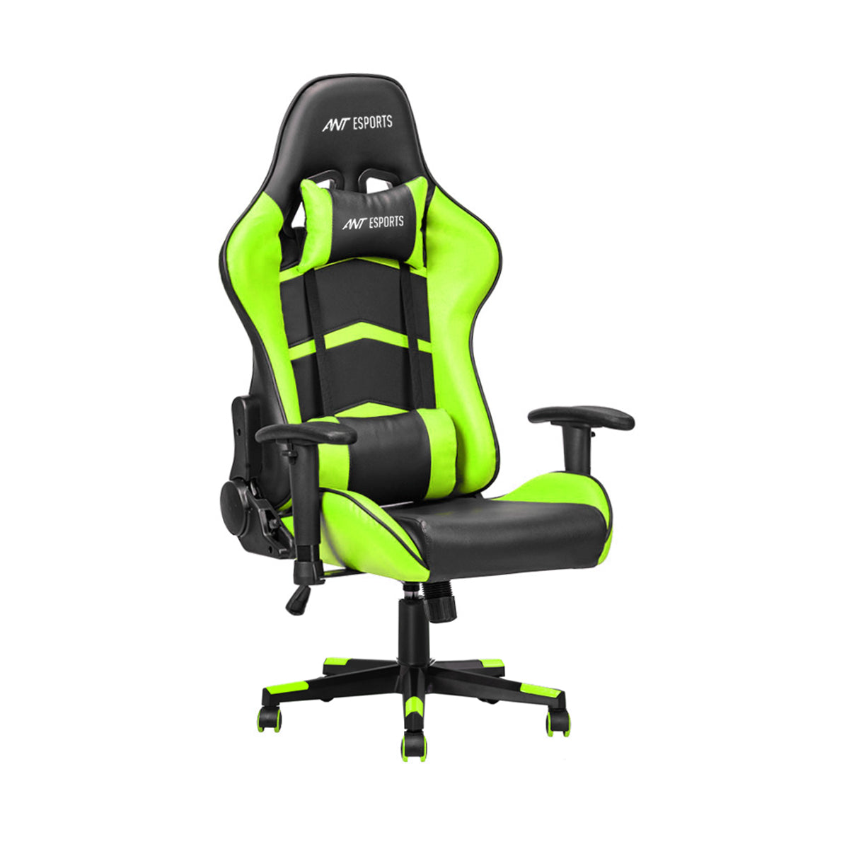 Ant Esports 9077 Ergonomic Black & Green Chair