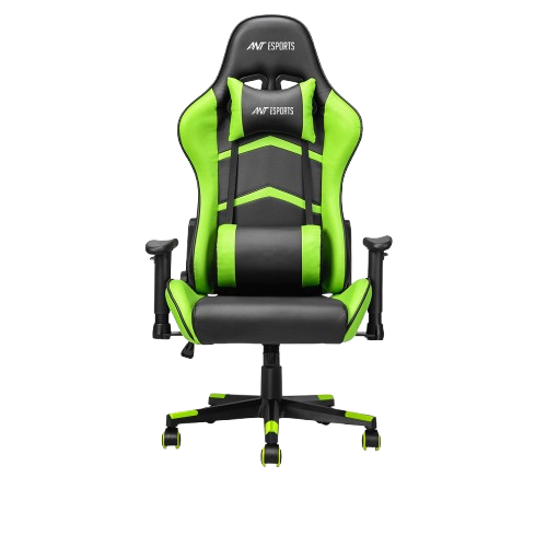 Ant Esports 9077 Ergonomic Black & Green Gaming Chair