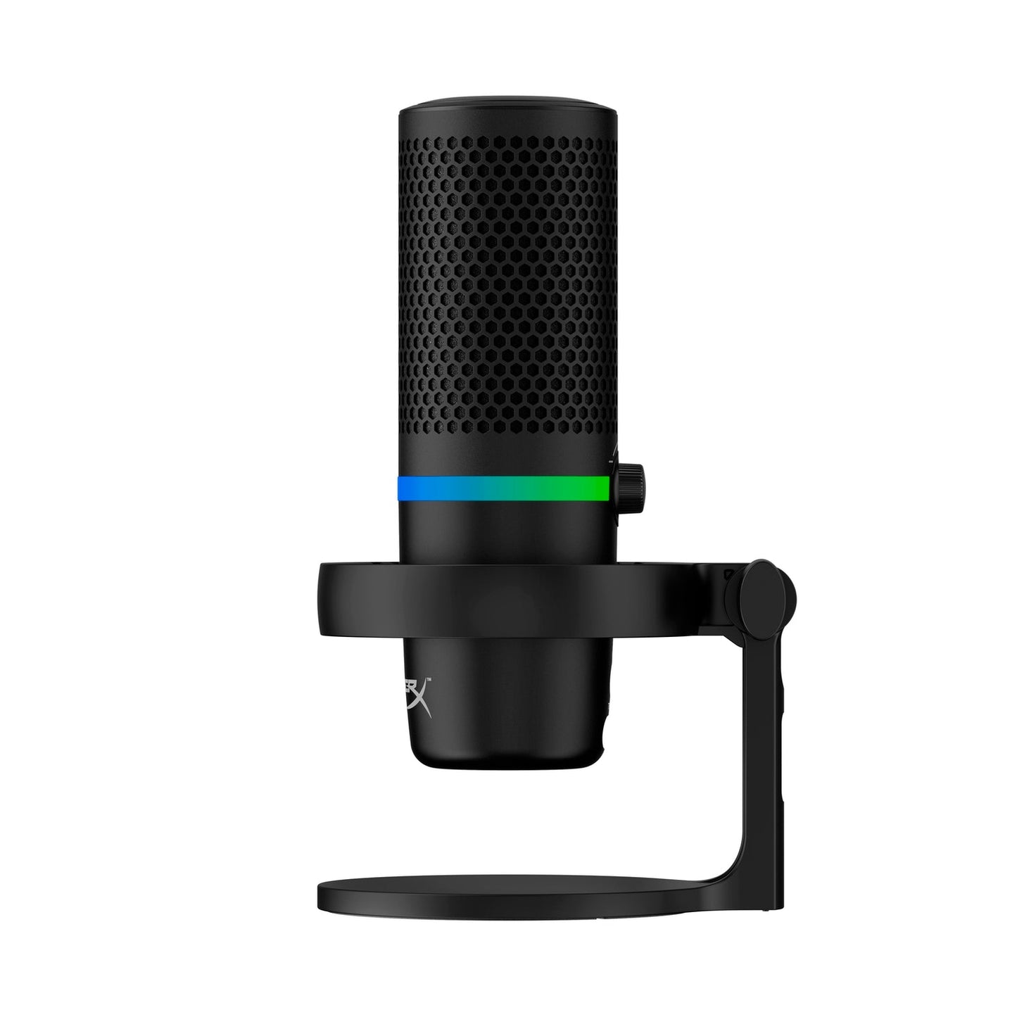 HyperX DuoCast - USB Microphone - RGB Lighting Side View