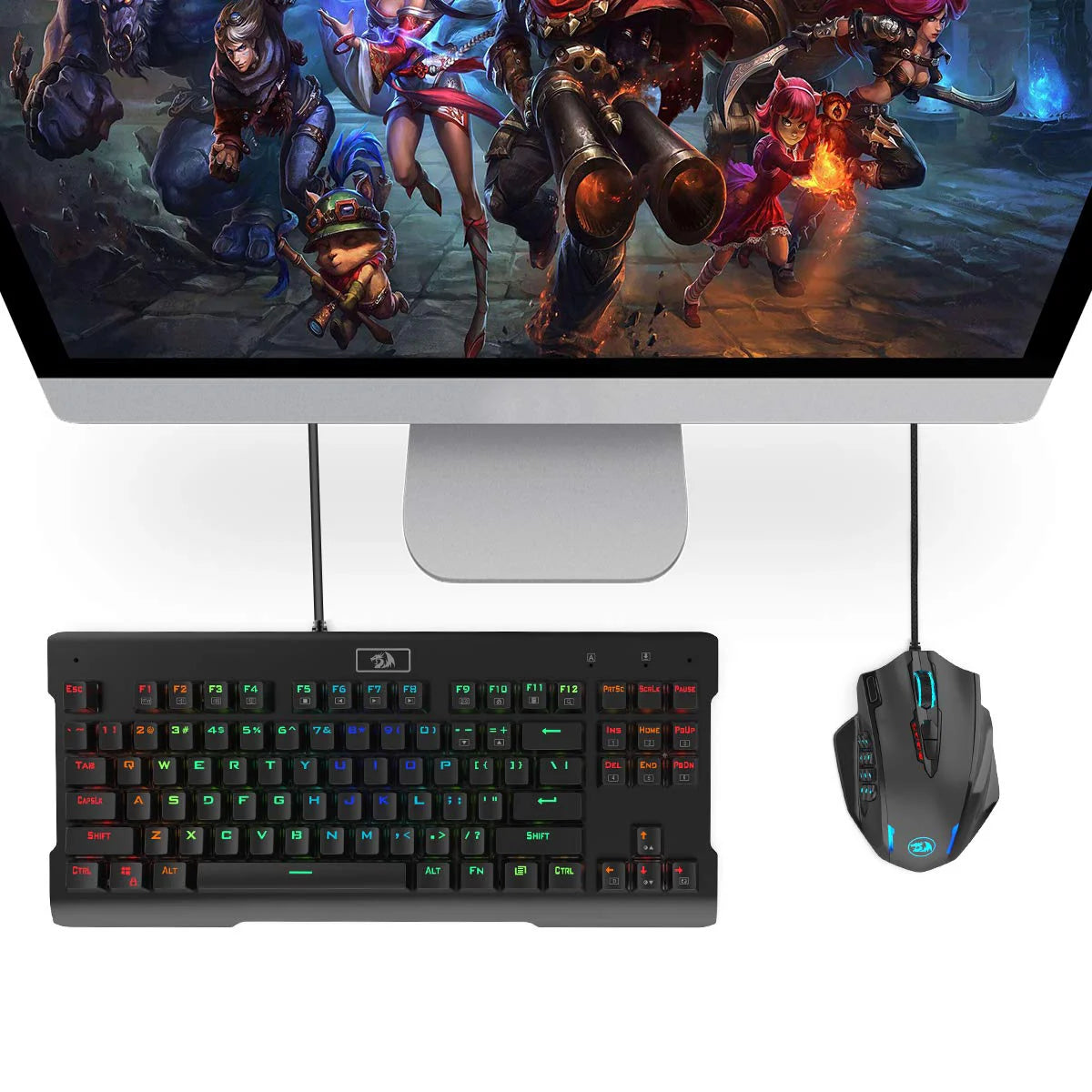 Redragon Impact M908 – RGB MMO Gaming Mouse (18 Buttons, 12 Side)