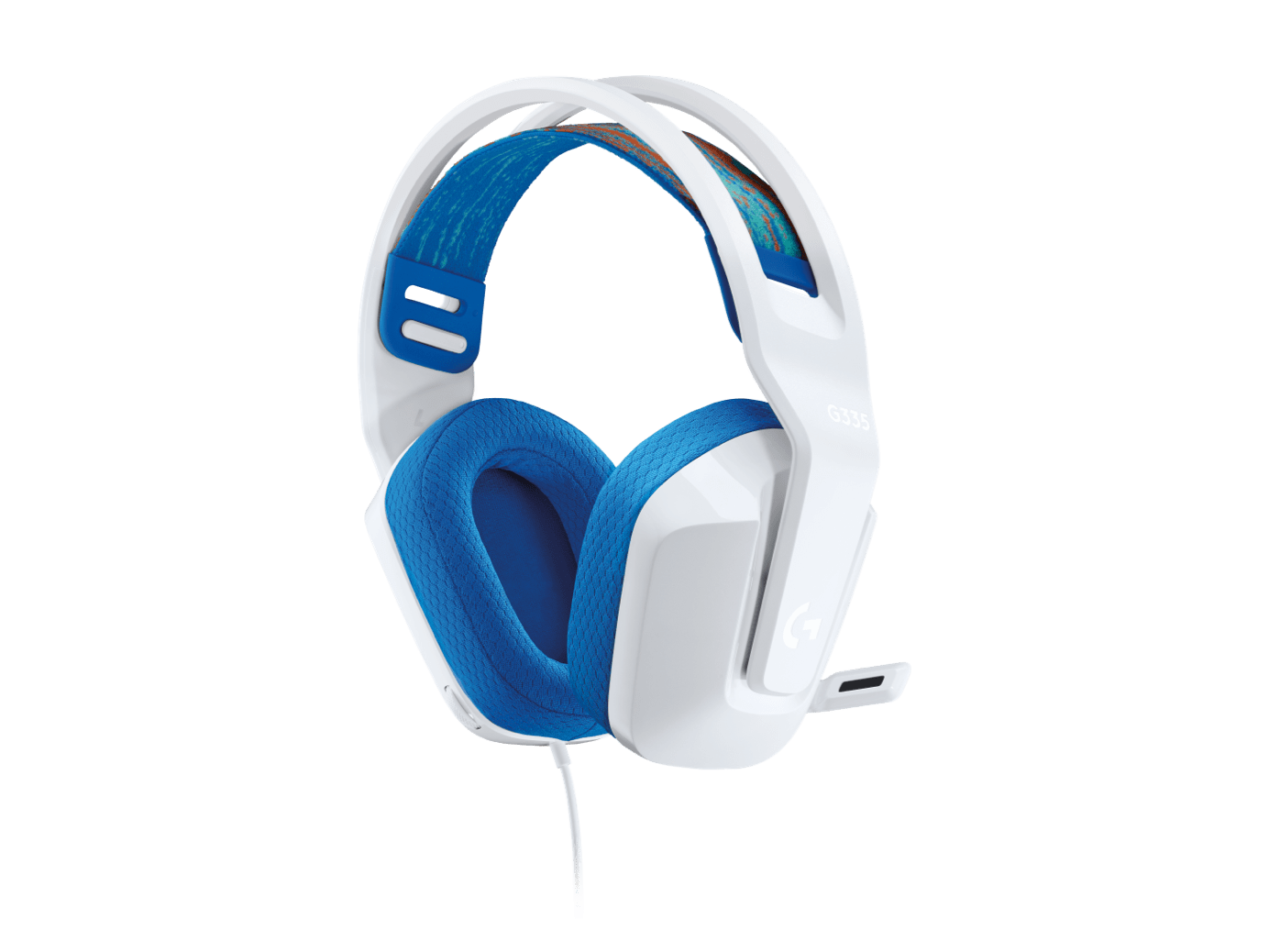 Side_view_of_Logitech_G335_Gaming_Headset_showcasing_the_adjustable_suspension_headband_and_flip-to-mute_mic.