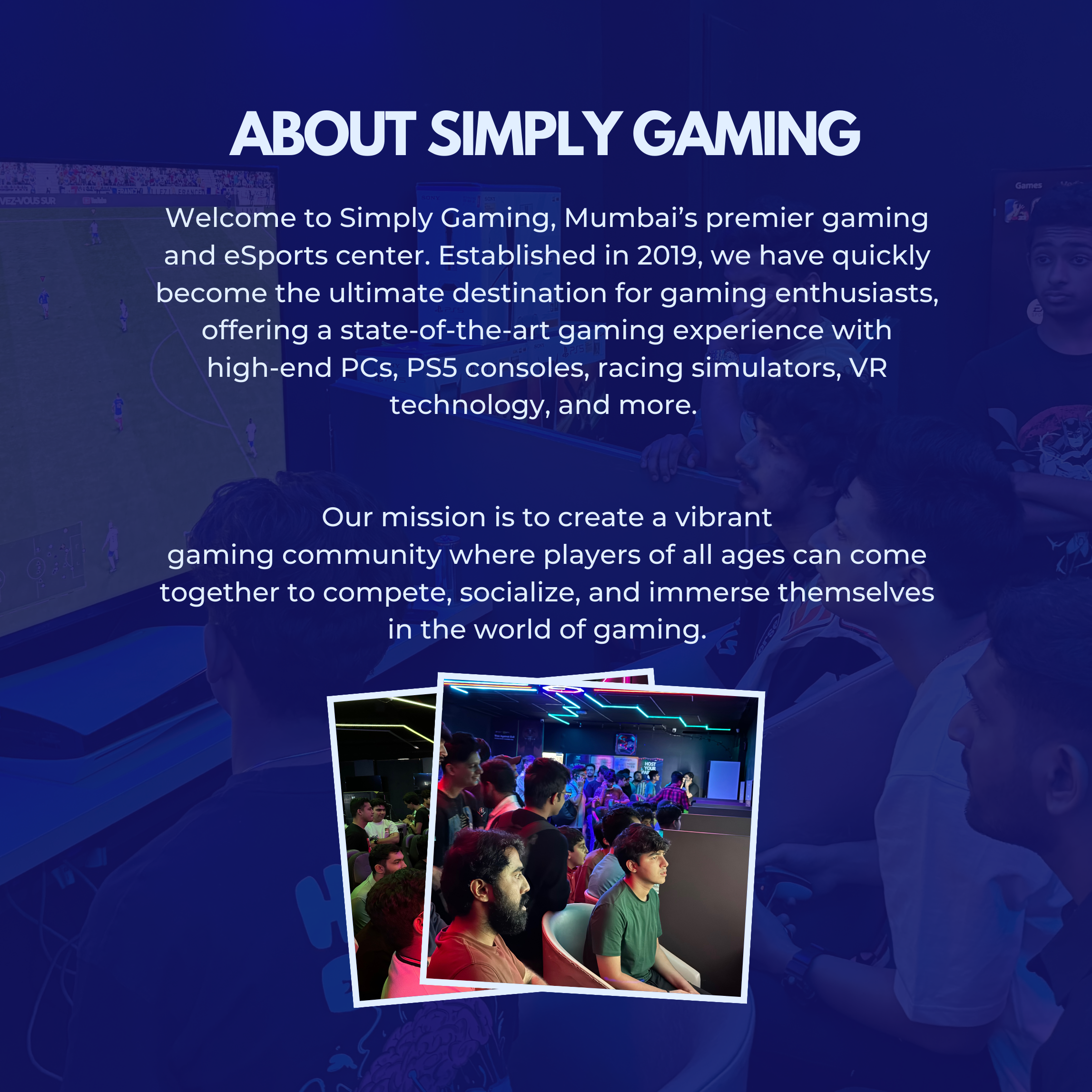 Simply Gaming Cafe photo with information about the cafe