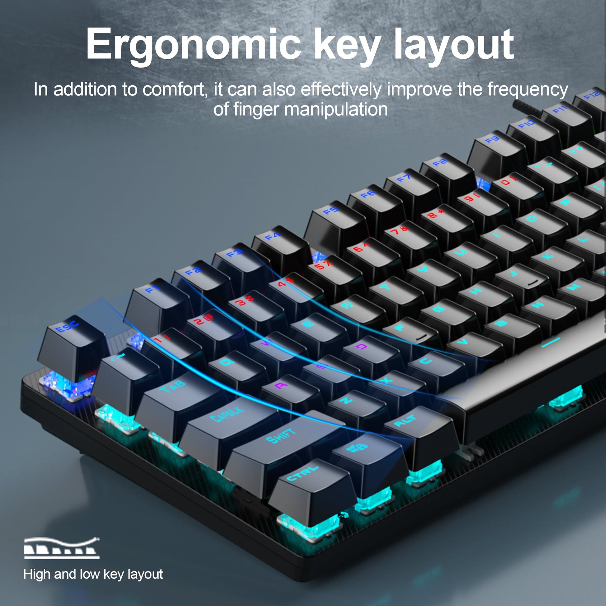 AULA S2022 Mechanical Keyboard in Black
