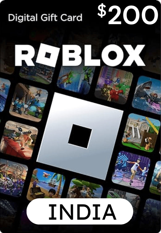 $200 USD India Roblox Gift Card Digital Voucher Code (Instant Delivery on E-Mail)