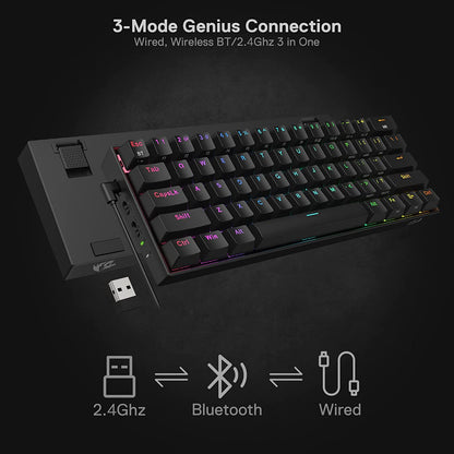 Redragon Draconic Pro K530 PRO 60% Wireless Mechanical Keyboard