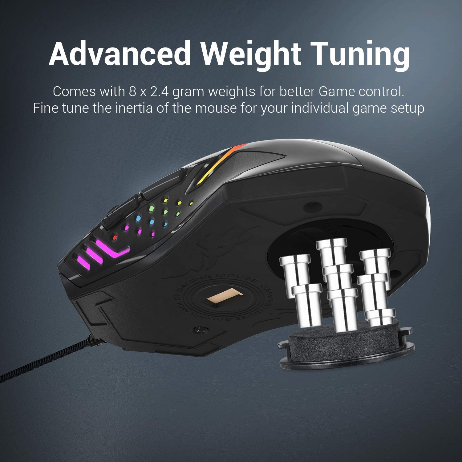 Redragon M601 RGB Gaming Mouse for FPS & MOBA Gaming