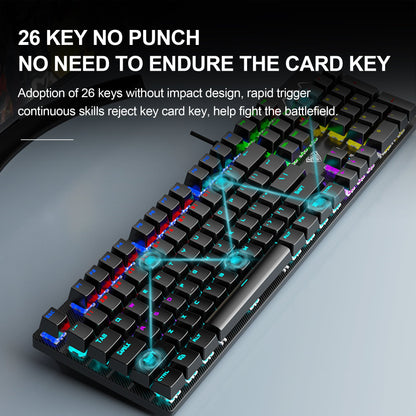 Best mechanical keyboard under budget – AULA S2022 with RGB lighting