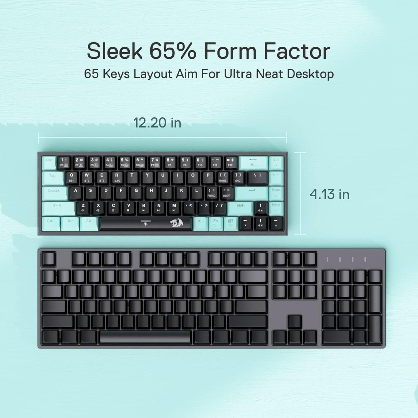 Redragon Castro K631 SE - 65% Wireless Mechanical Keyboard (Custom Switch)