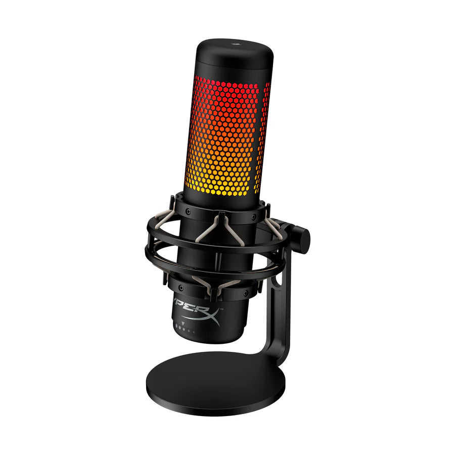 HyperX Quadcast S RGB Microphone (Black) – Polar Patterns, RGB, USB