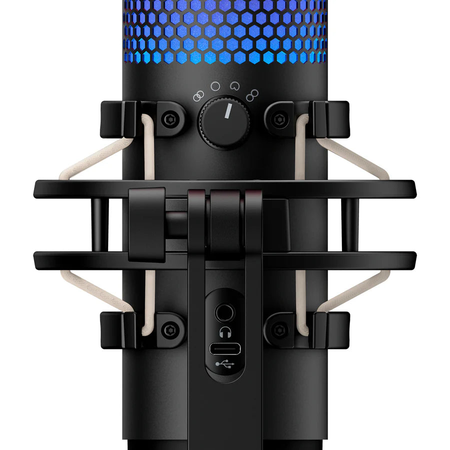 HyperX Quadcast S RGB Microphone (Black) – 4 Polar Patterns, RGB HyperX Quadcast S RGB Microphone (Black) – 4 Polar Patterns, RGB