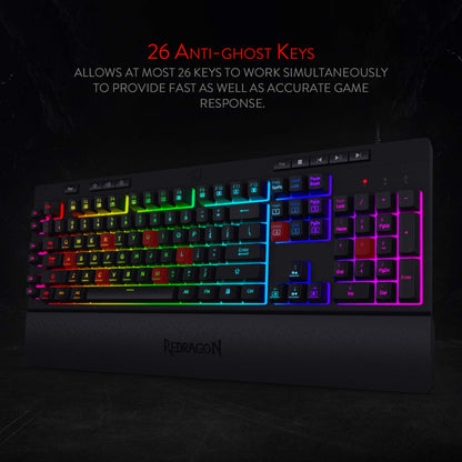 Redragon Shiva K512 RGB Wired Membrane Keyboard