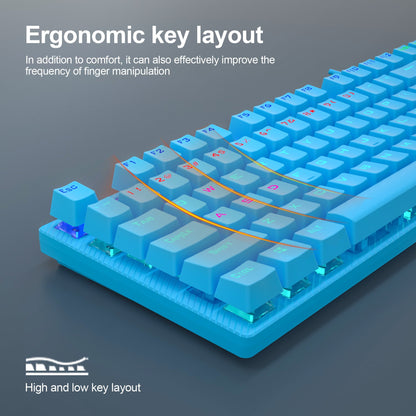 AULA S2022 Mechanical Keyboard with ergonomic design