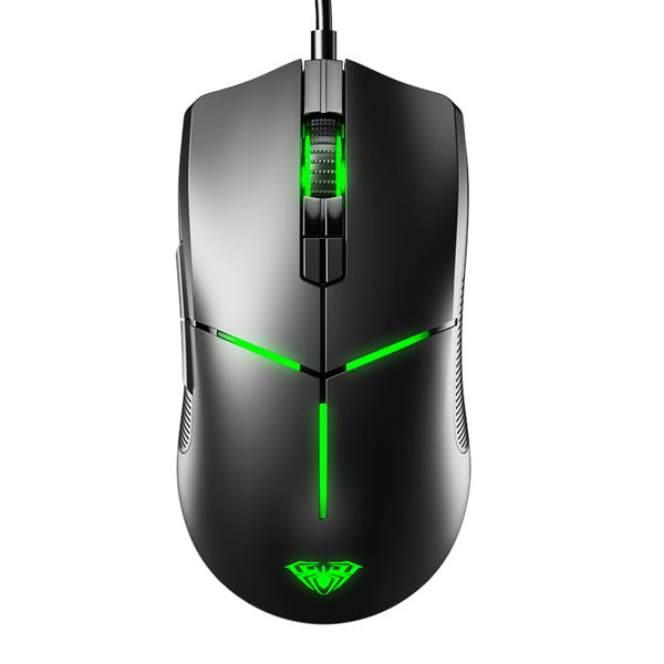 AULA F820 Gaming Mouse with RGB lighting and high-precision sensor