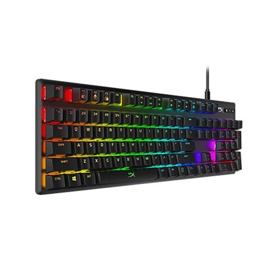 HyperX Alloy Origins Full Size RGB Mechanical Gaming Keyboard | Red Linear Switch Left View