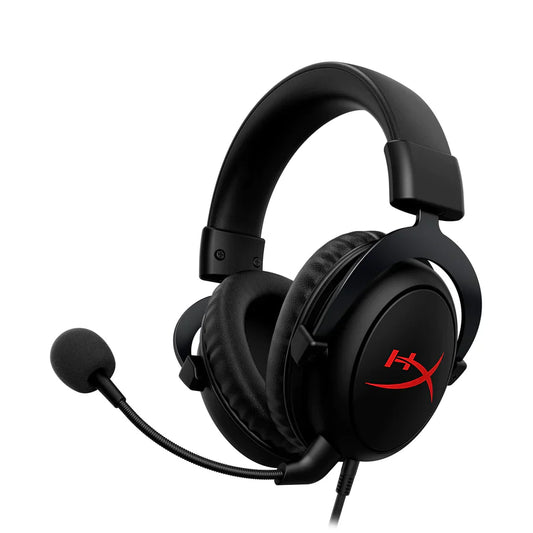 HyperX Cloud Core DTS Gaming Headset (Black) Front View