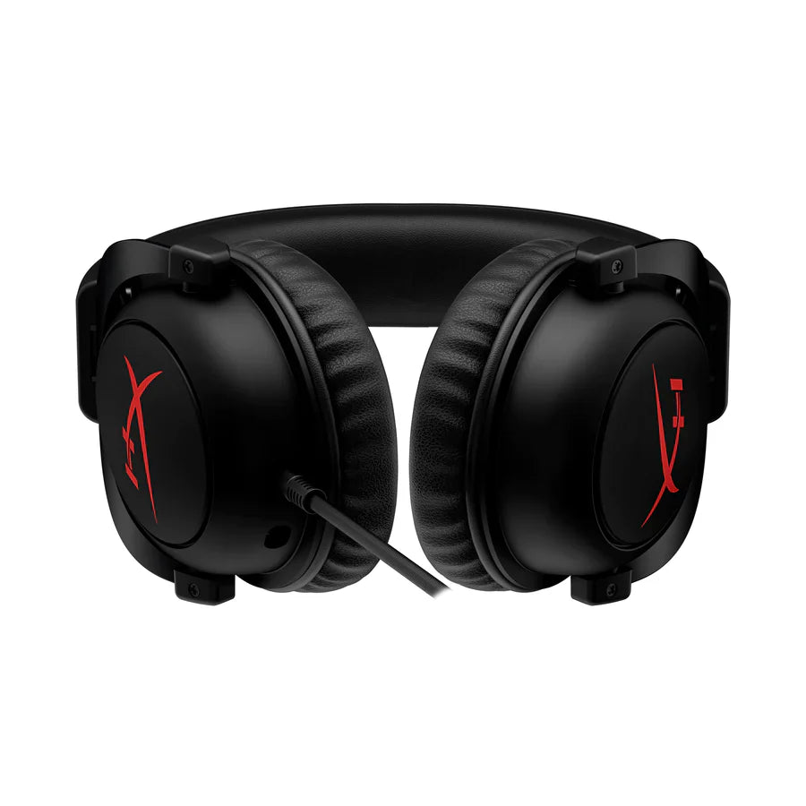 HyperX Cloud Core DTS Gaming Headset (Black) Down View