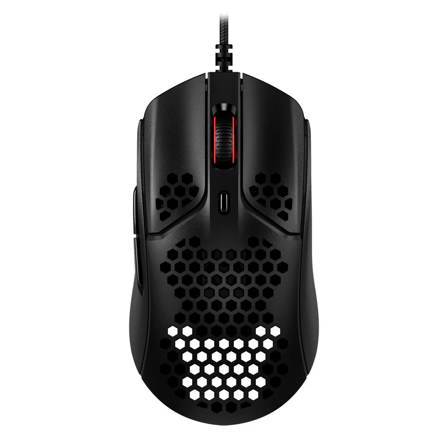 HyperX Pulsefire Haste Wired Gaming Mouse (Black) Front View
