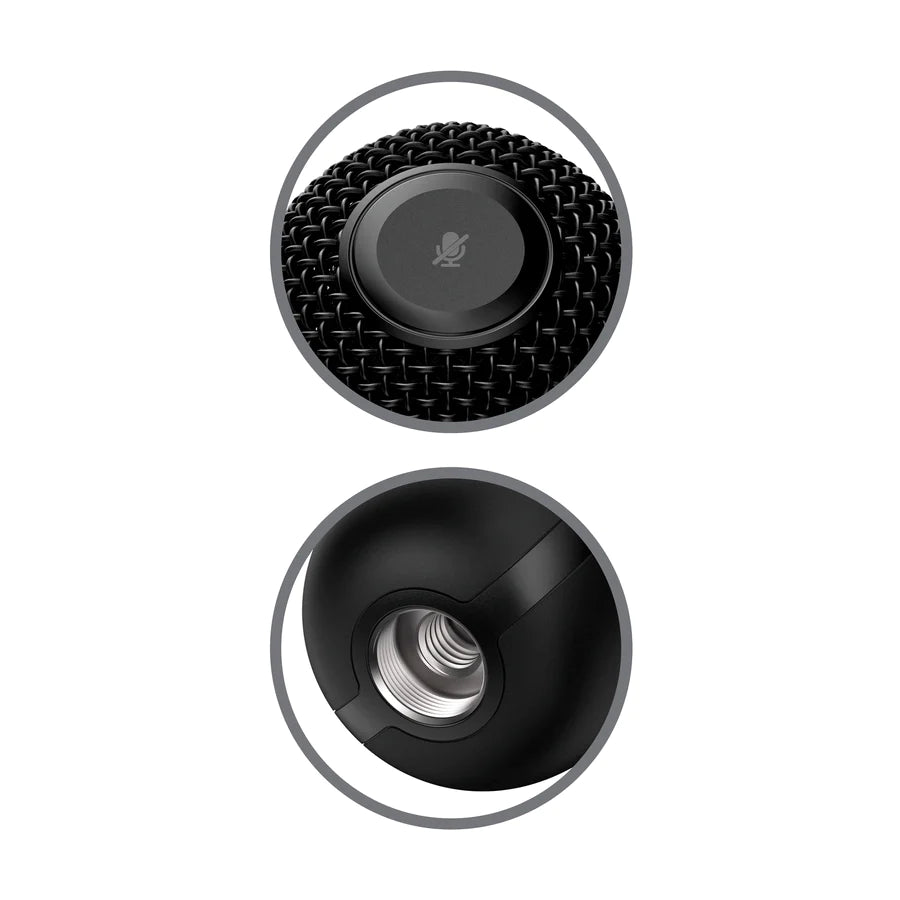 HyperX SoloCast Microphone (Black) Button View