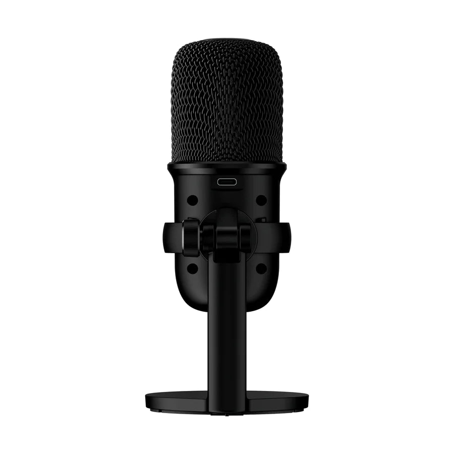 HyperX SoloCast Microphone (Black) – Cardioid, USB, Tap-to-Mute