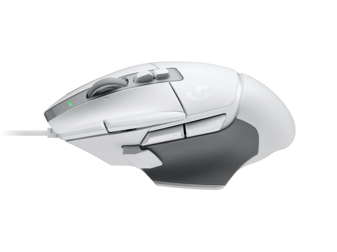 Logitech G502 X Gaming Mouse featuring a removable and reversible DPI-shift button for precision adjustments.