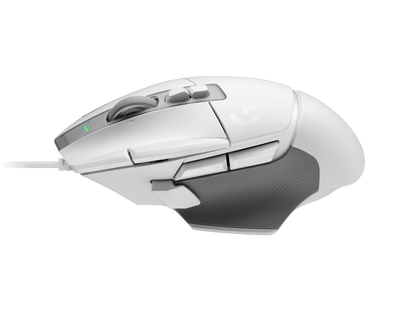 Logitech G502 X Gaming Mouse featuring a removable and reversible DPI-shift button for precision adjustments.