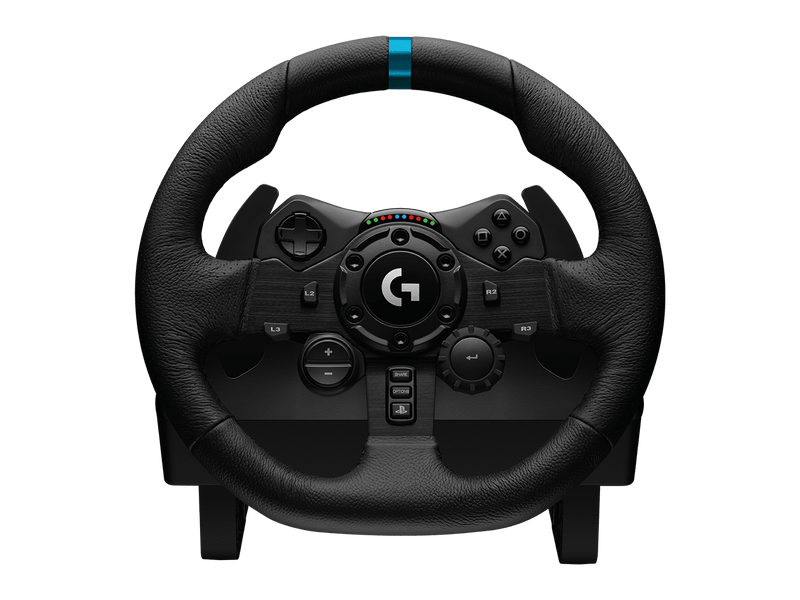 Logitech G923 Racing Wheel with TRUEFORCE feedback, dual-clutch