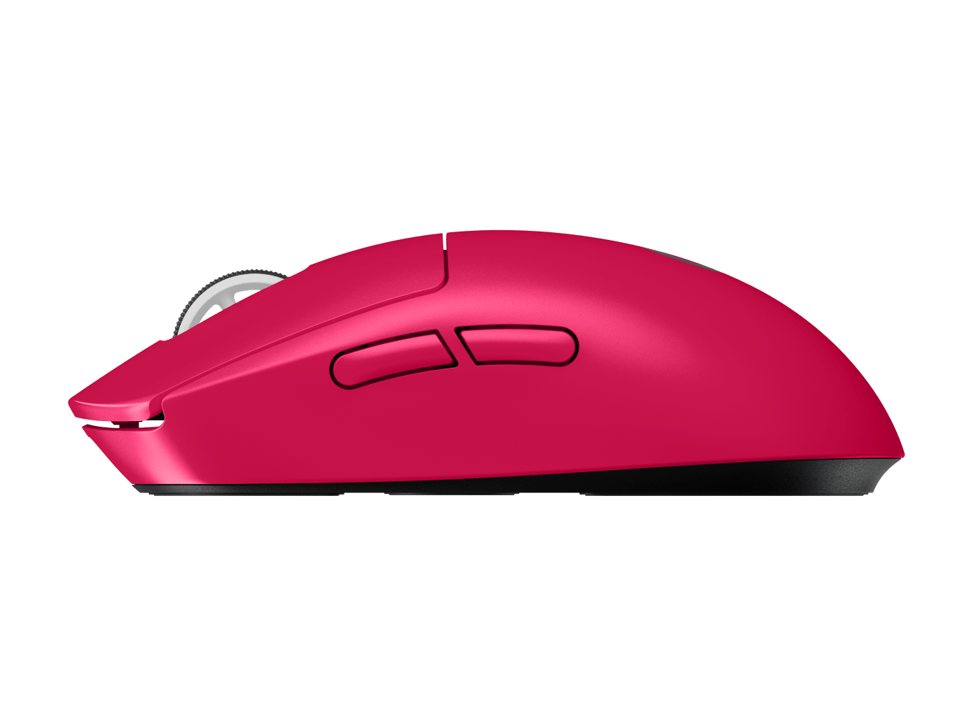 Logitech G Pro X Superlight 2 Wireless Gaming Mouse (Pink) Button Side View