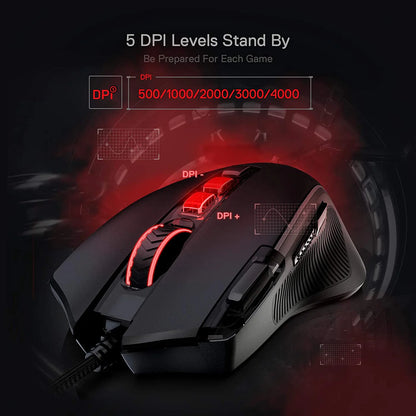 Redragon Predator M612 – RGB Wired Gaming Mouse | 11 Buttons, 8000 DPI