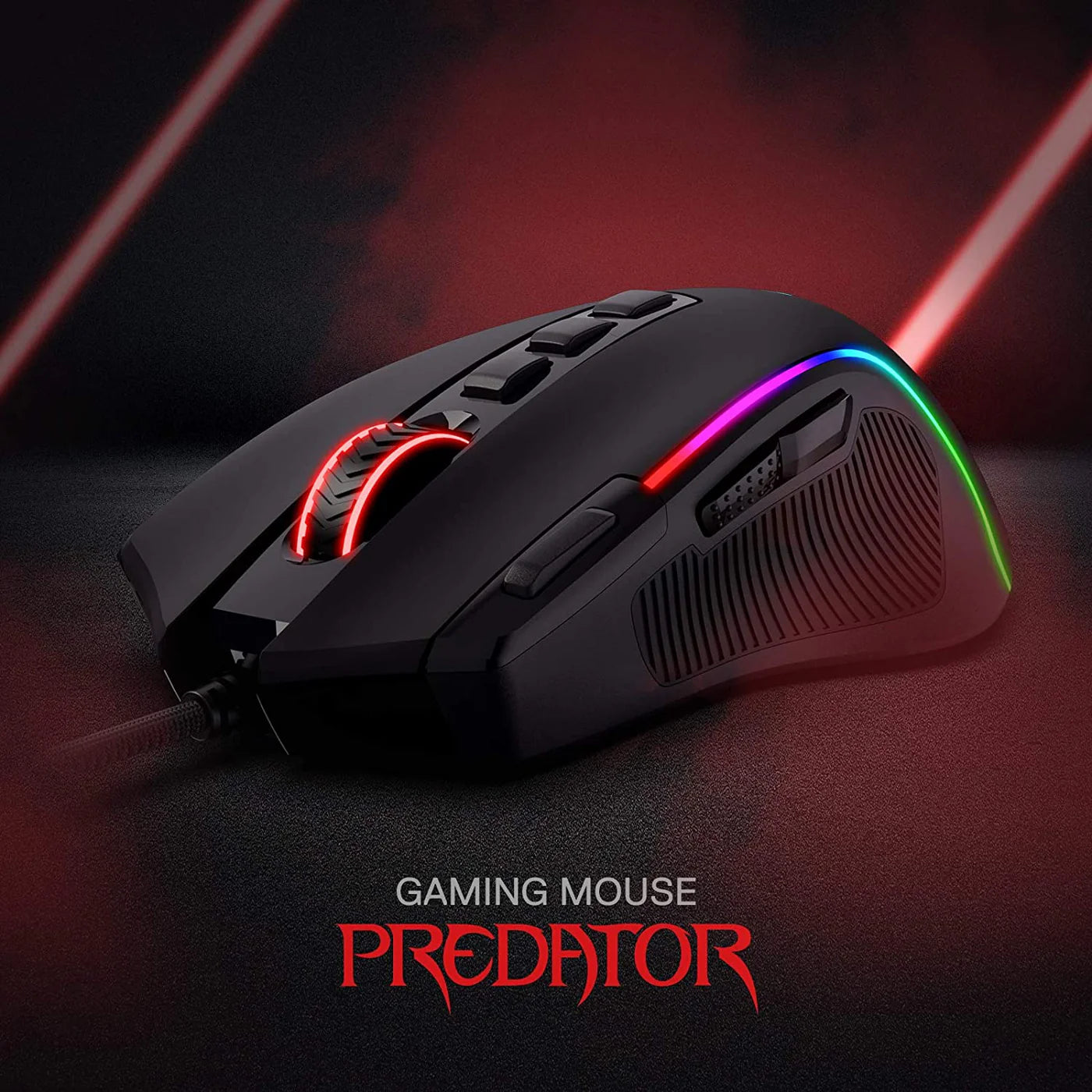 Redragon Predator M612 – RGB Wired Gaming Mouse | 11 Buttons, 8000 DPI
