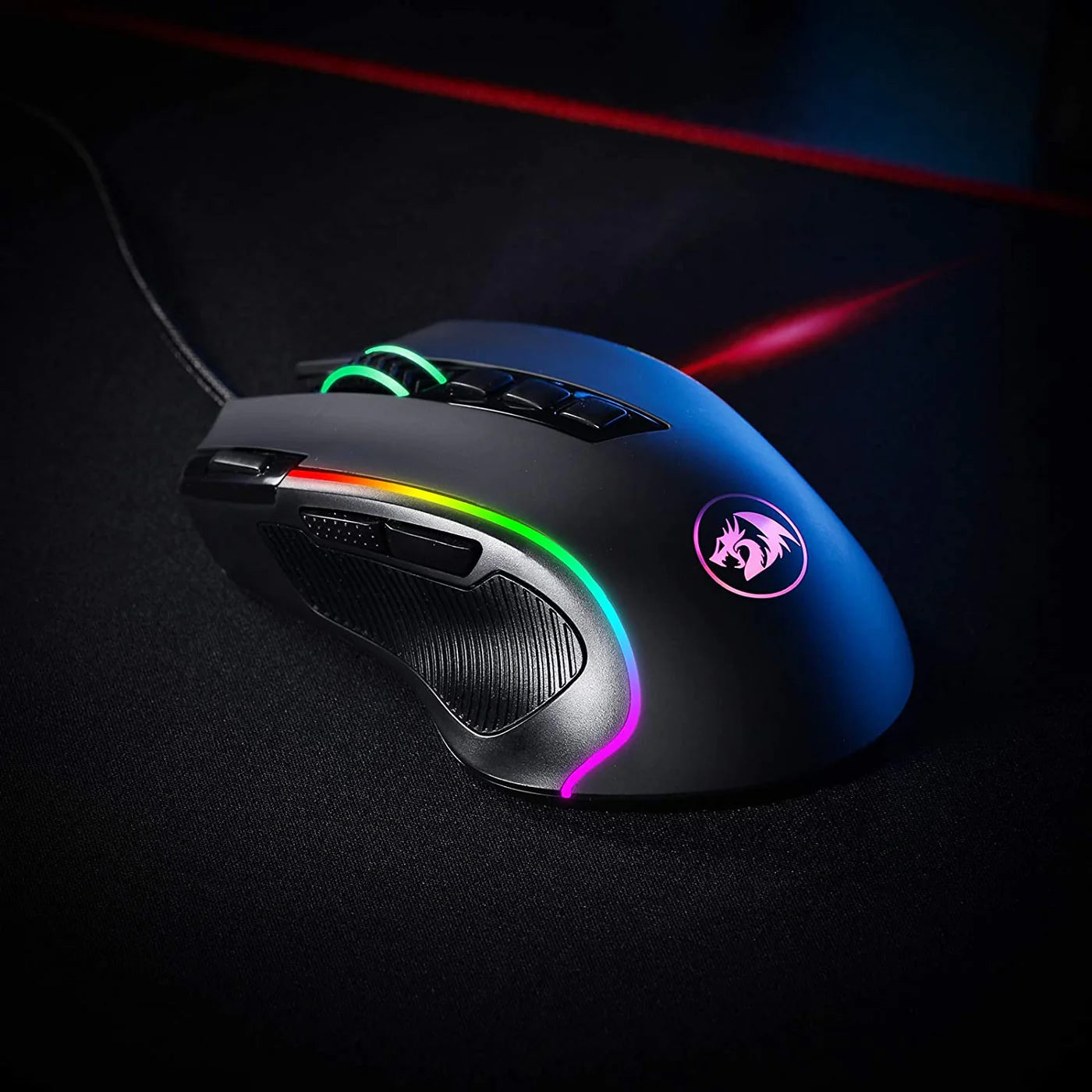Redragon Predator M612 – RGB Wired Gaming Mouse | 11 Buttons, 8000 DPI