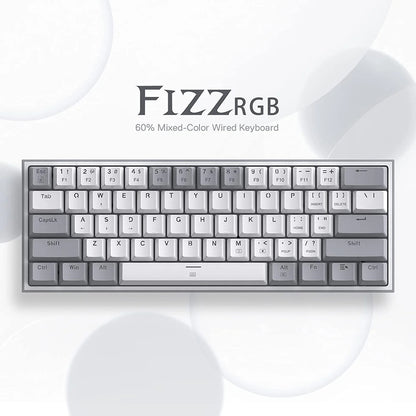 Redragon Fizz K617 - 60% Wired Mechanical Keyboard