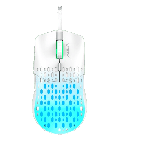 AULA S11 Pro Gaming Mouse Blue – Ultra-Lightweight Honeycomb Design
