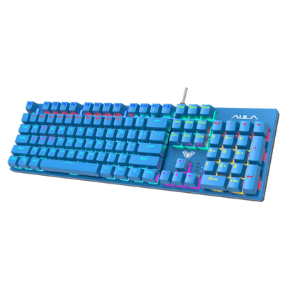 AULA S2022 Mechanical Keyboard – Best budget gaming keyboard in India in Blue color