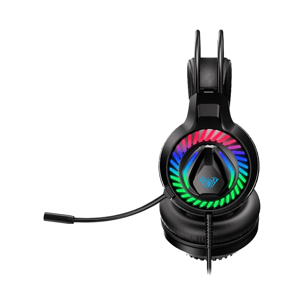Gaming headphone for PC & PS5 – AULA S605 with RGB lighting & deep bass